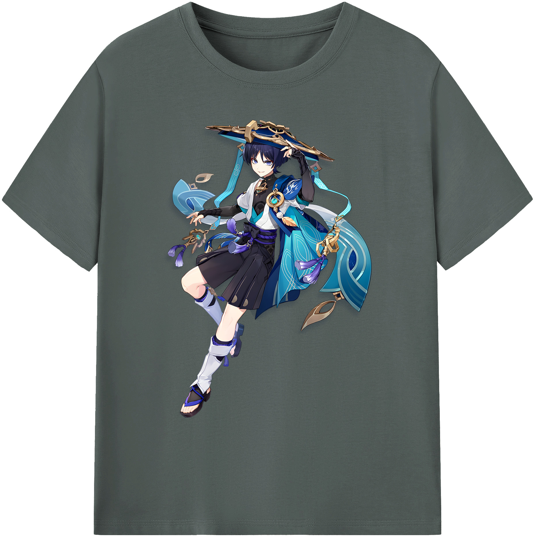 げんし神 さんペい genshin Sanpei 綿100％ メンズ半袖Tシャツ｜肌触りやわらか＆通気性